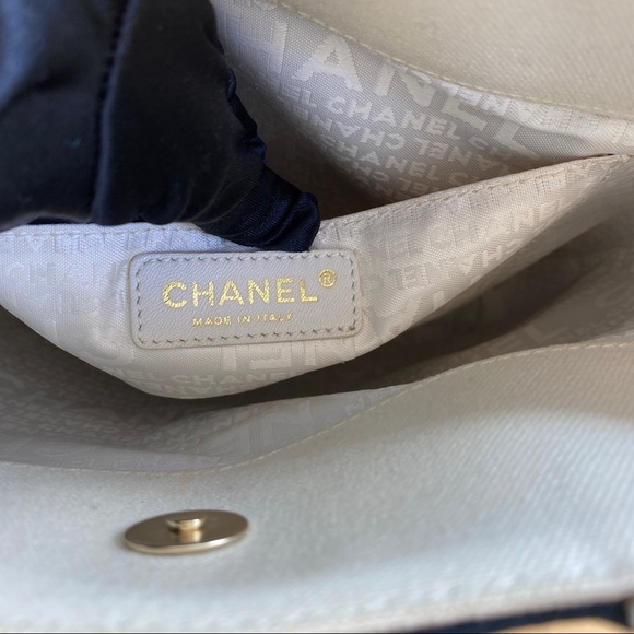 ✈️sold✈️CHANEL vintage cotton handbag - Picture 13 of 14